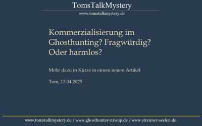Kommerzialisierung und Ghosthunter
